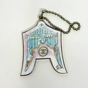 RARE Chanel Keychain – Boutique-Exclusive Illustrated Curtain Design